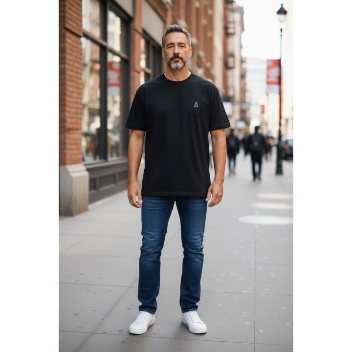 Camiseta Altea hombre negra