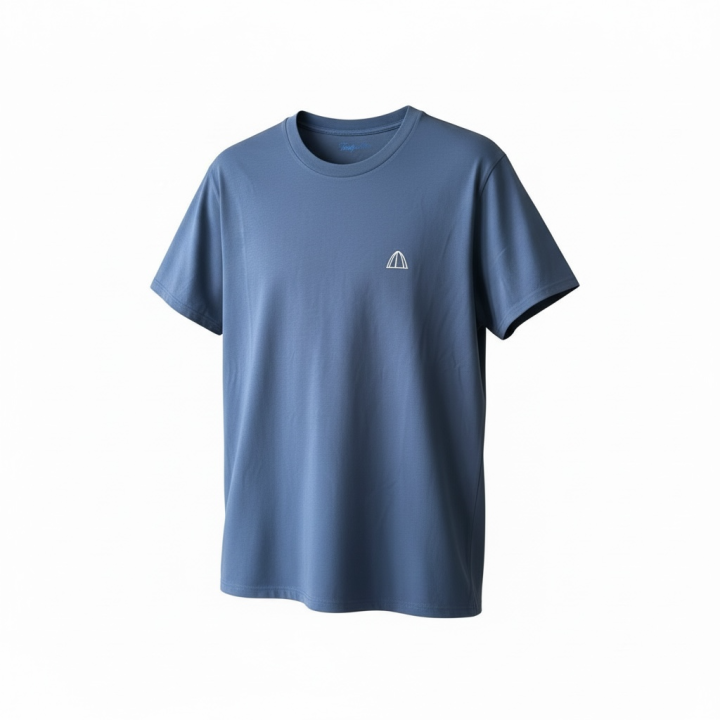 Camiseta Altea hombre azul petróleo