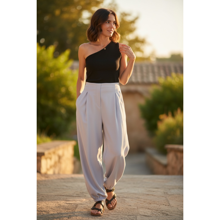 Top mujer negro Dama