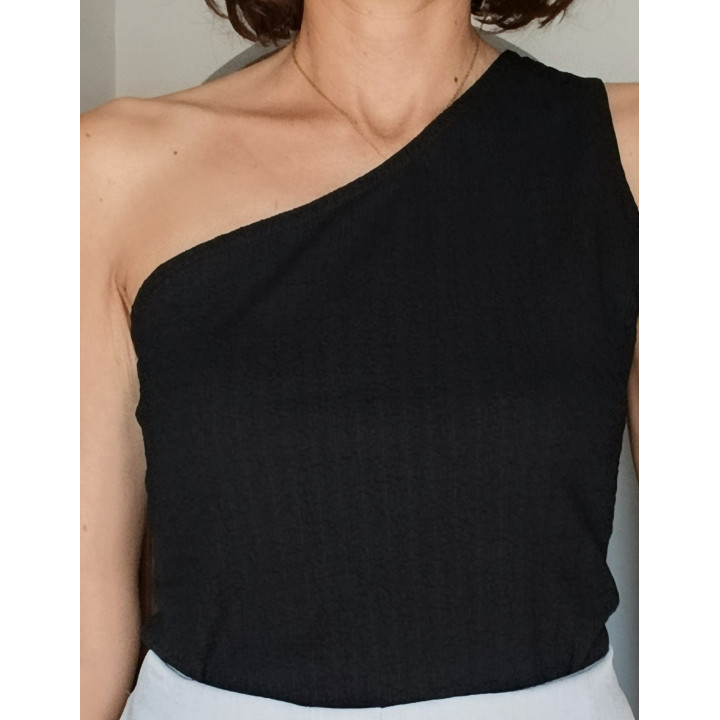 Top mujer negro Dama